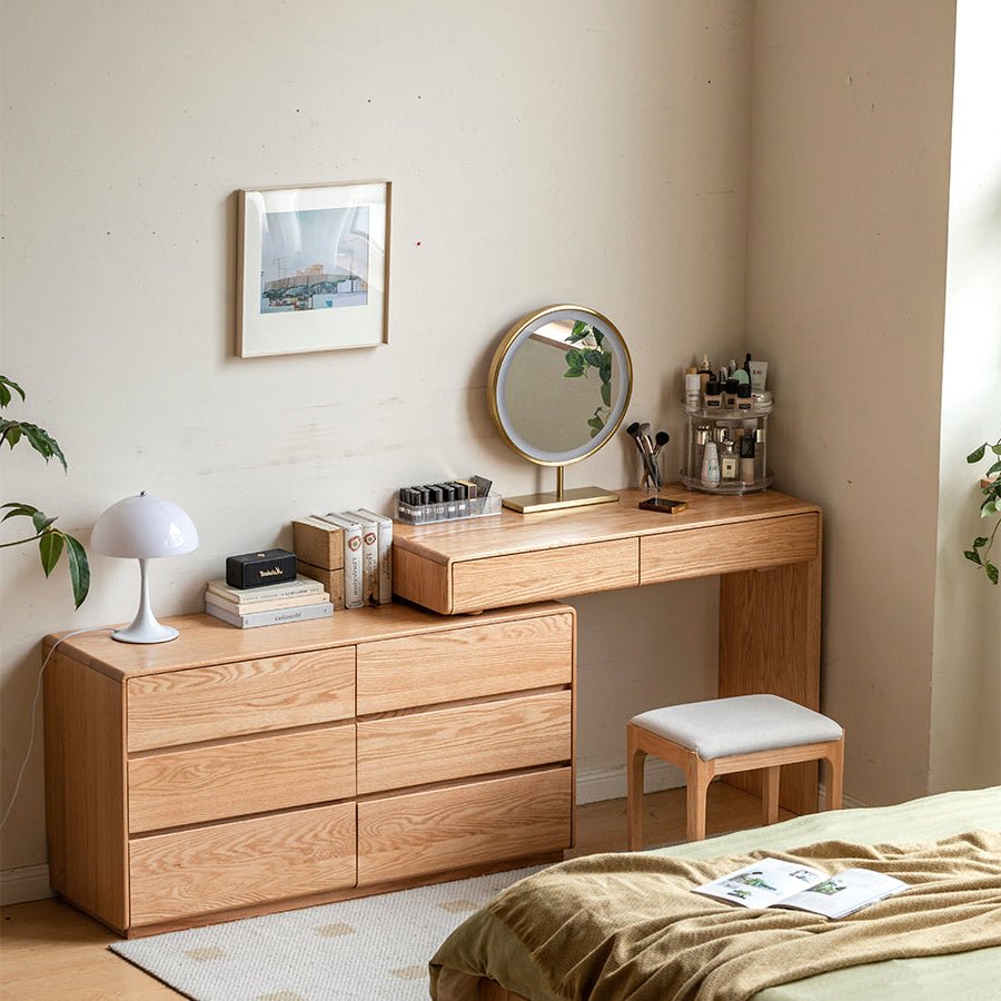 Millbourn Solid Oak Extending Turning Dressing Table with Chest of Dra – Oak Furniture Store Australia Millbourn Solid Oak Extending Turning Dressing Table with Chest of Dra – Oak Furniture Store Australia