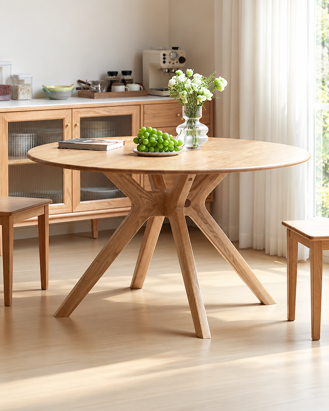 Round Dining Table AU: What Size You Need and How Many It Seats