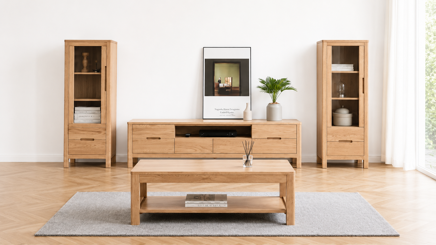 Humbie (Neutral Oak) | Oak Furniture Store & Sofas