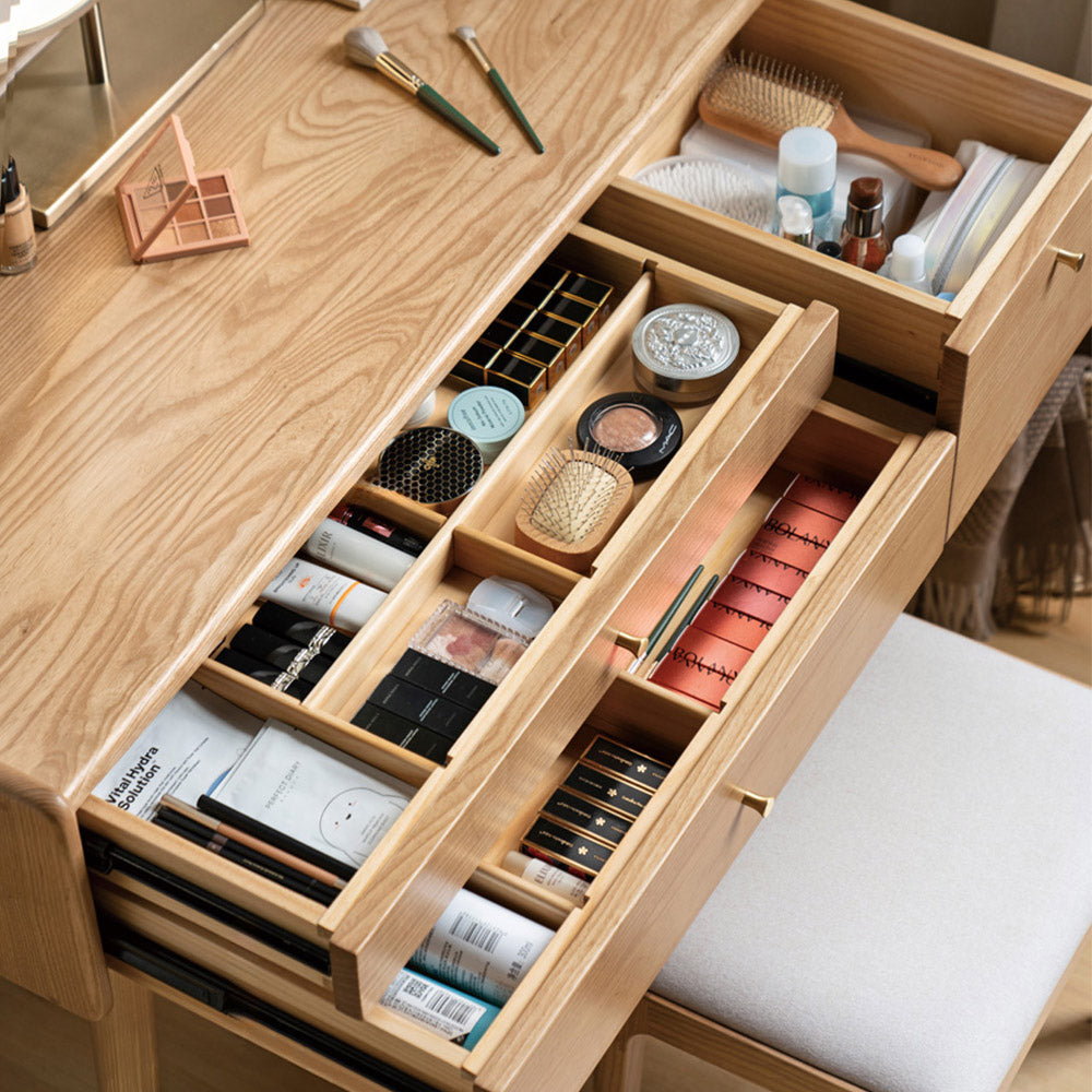 Beverley Natural Solid Ash Dressing Table