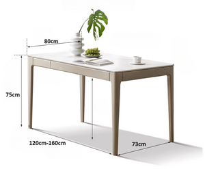 Daejeon Tulip Poplar Painted Dining Table