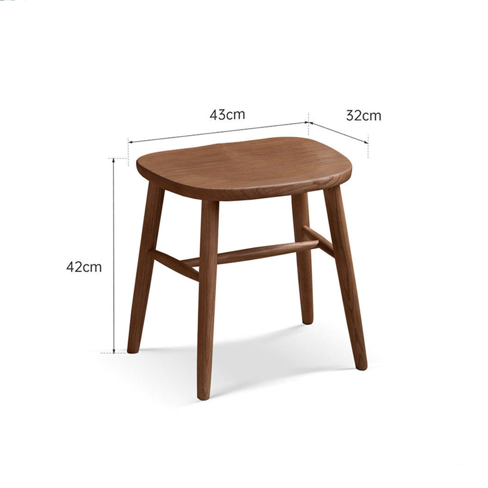 Ostra Solid Hardwood Stool