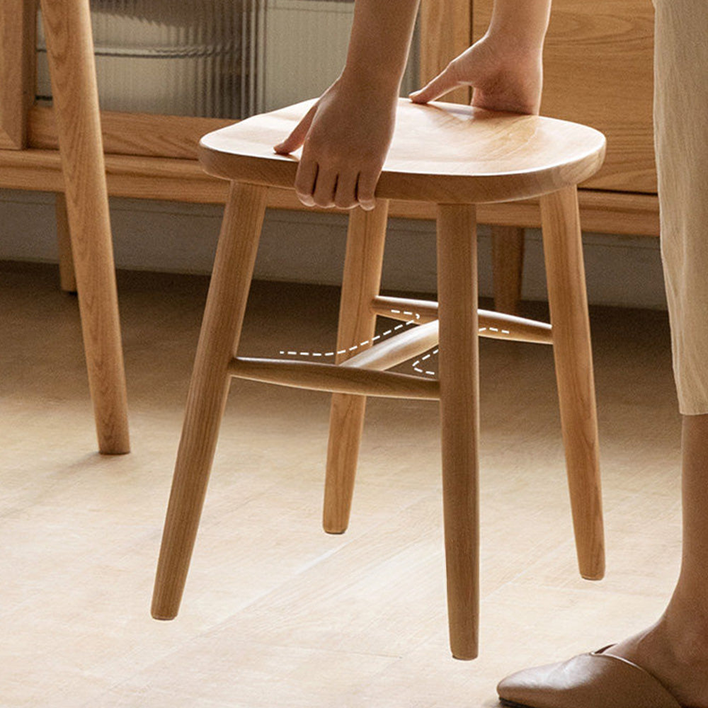 Ostra Solid Hardwood Stool