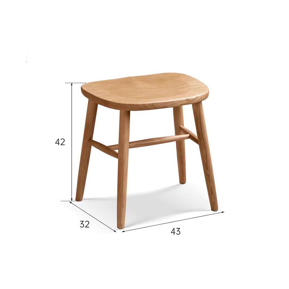 Ostra Solid Hardwood Stool