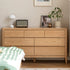 Seattle Natural Solid Oak 3+4 Chest of Drawers