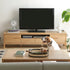 Seattle Natural Solid Oak Entertainment Unit