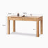 Humbie Solid Oak Study Desk - Oak Furniture Store
