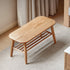 Achim Natural Solid Oak Shoe Bench | Oak Furniture Store