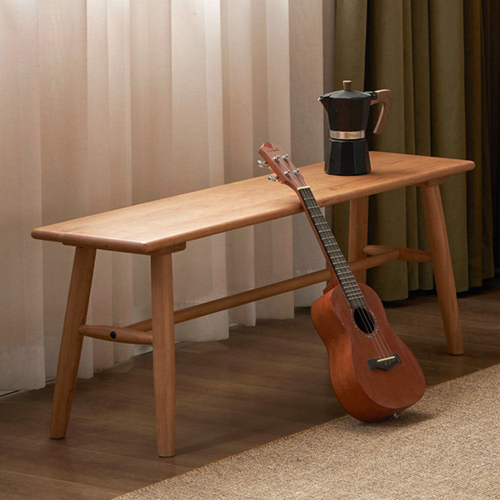Acuto Natural Solid Cherry Dining Bench