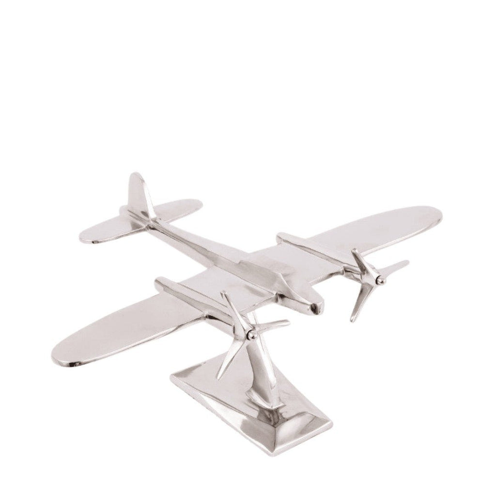 Aeroplane On Stand Aluminium LDTK48701 - Oak Furniture Store