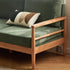 Akita Solid Rubber Wood Sofa - Oak Furniture Store
