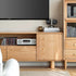 Alia Natural Solid Oak Tall Entertainment Unit