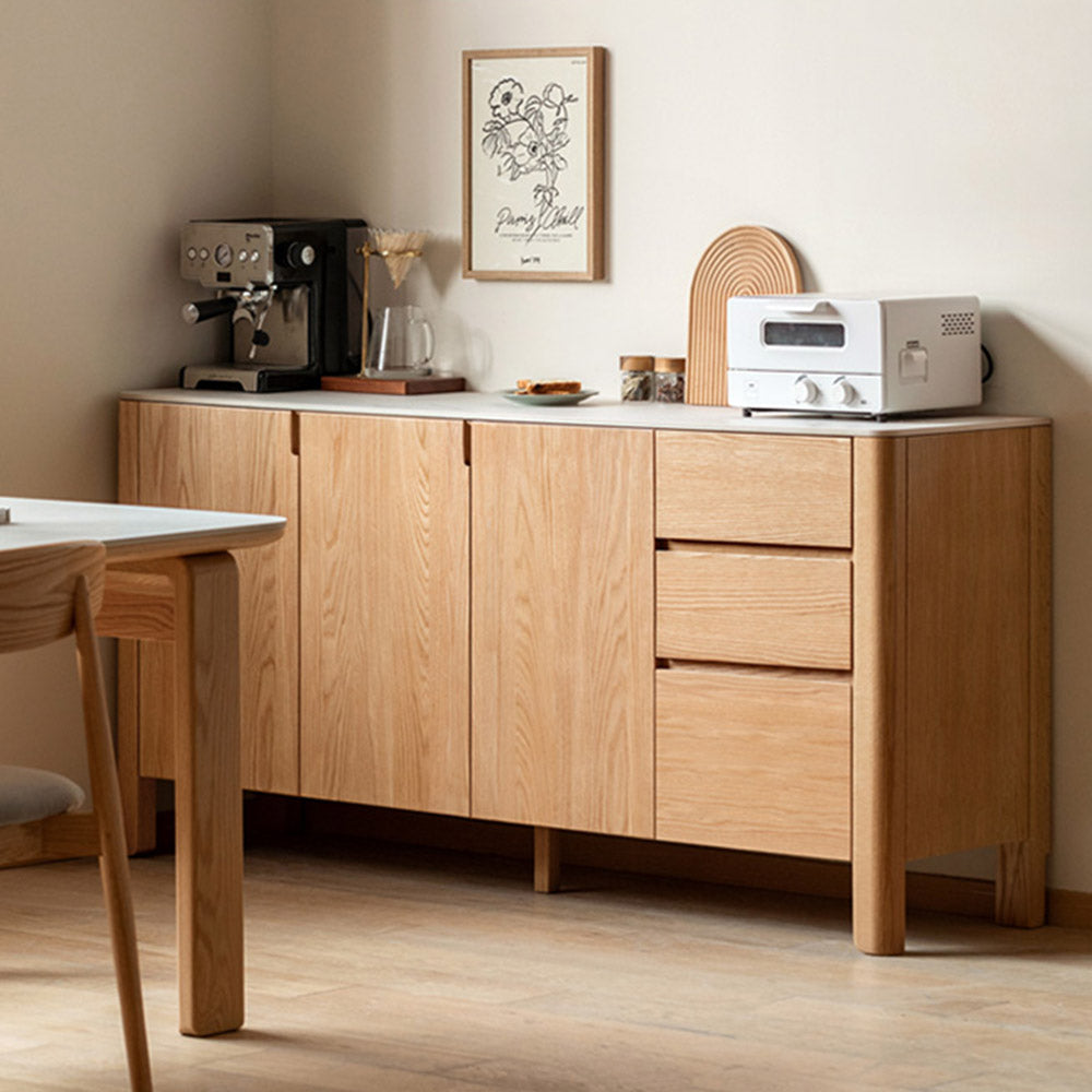 Alvito Natural Solid Oak Sideboard