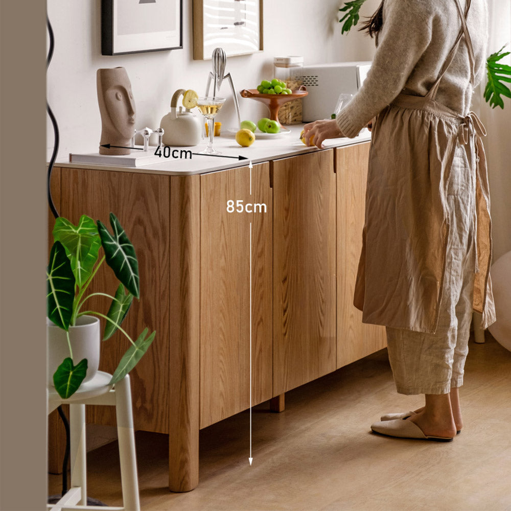 Alvito Natural Solid Oak Sideboard
