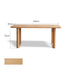 Ancona Natural Solid Ash Rectangular-Leg Dining Table