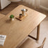 Ancona Natural Solid Ash Rectangular-Leg Dining Table