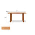 Ancona Natural Solid Cherry Rectangular-Leg Dining Table