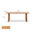Ancona Natural Solid Cherry Rectangular-Leg Dining Table