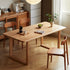 Ancona Natural Solid Cherry Rectangular-Leg Dining Table