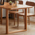 Ancona Natural Solid Cherry Rectangular-Leg Dining Table