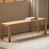 Ancona Natural Solid Oak Dining Bench