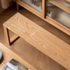 Ancona Natural Solid Oak Dining Bench