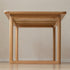 Ancona Natural Solid Oak Rectangular-Leg Dining Table with Ceramic Top