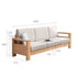 Andenes Natural Solid Oak Sofa | Oak Furniture Store