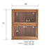 Aneby Natural Solid Oak Modular Wall Shelves - Oak Furniture Store