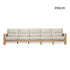 Antillo Natural Solid Ash Sofa