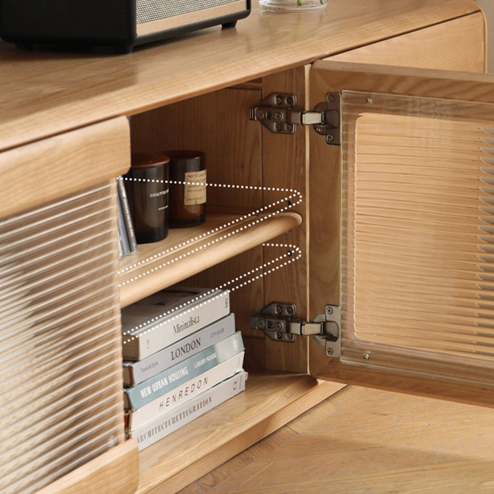 Ardea Natural Solid Ash Floor-Standing Entertainment Unit