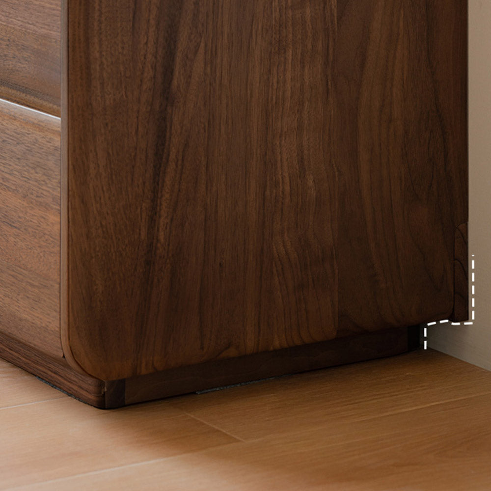 Ardea Natural Solid Walnut Floor-Standing Entertainment Unit