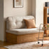 Arezzo Natural Solid Oak Storage Sofa