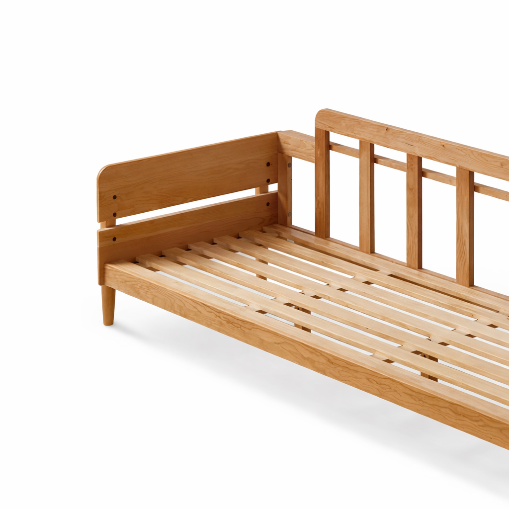 Arsoli Natural Solid Cherry Sofa