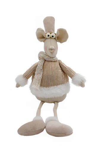 Arthur Sitting Mouse Boy Champagne Shimmer FGA219