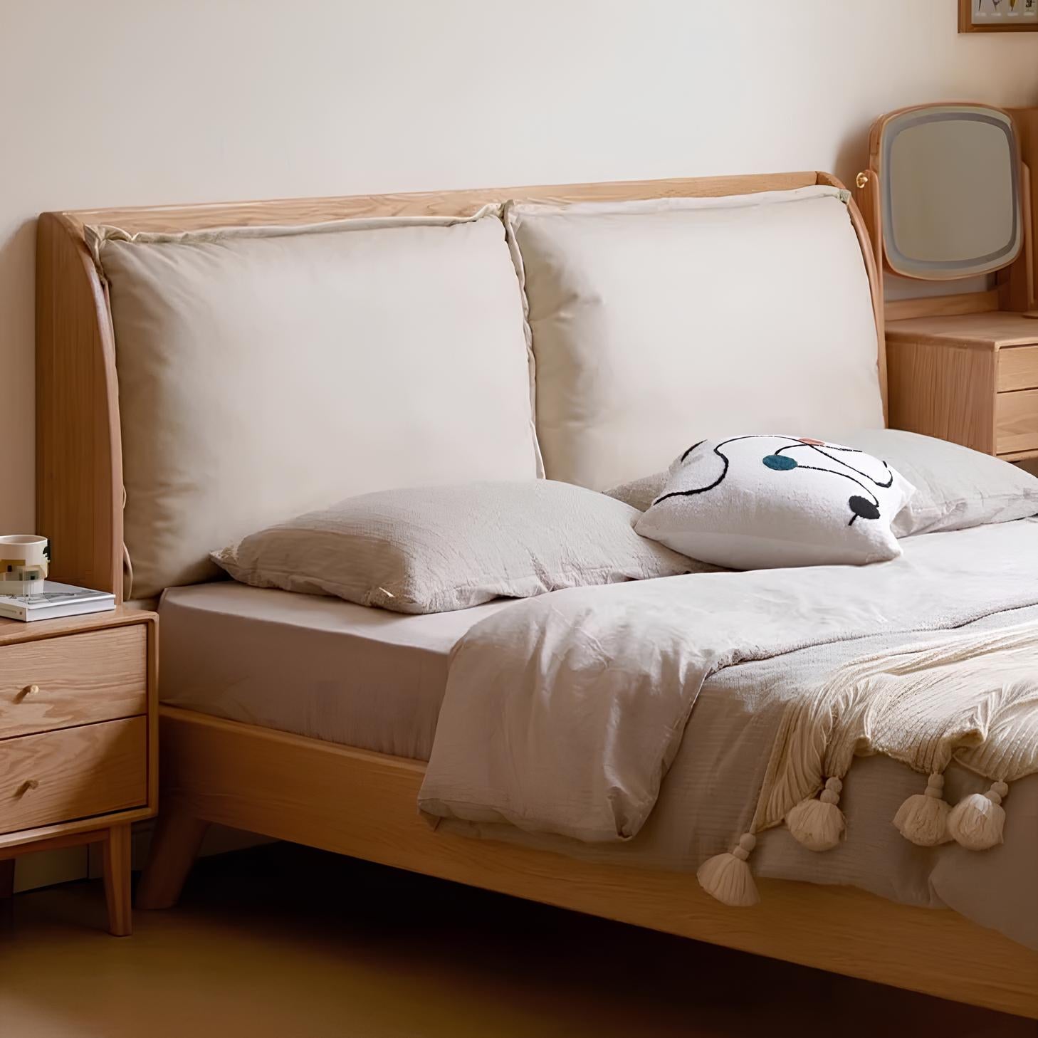 Arvika Natural Solid Oak Bed Frame