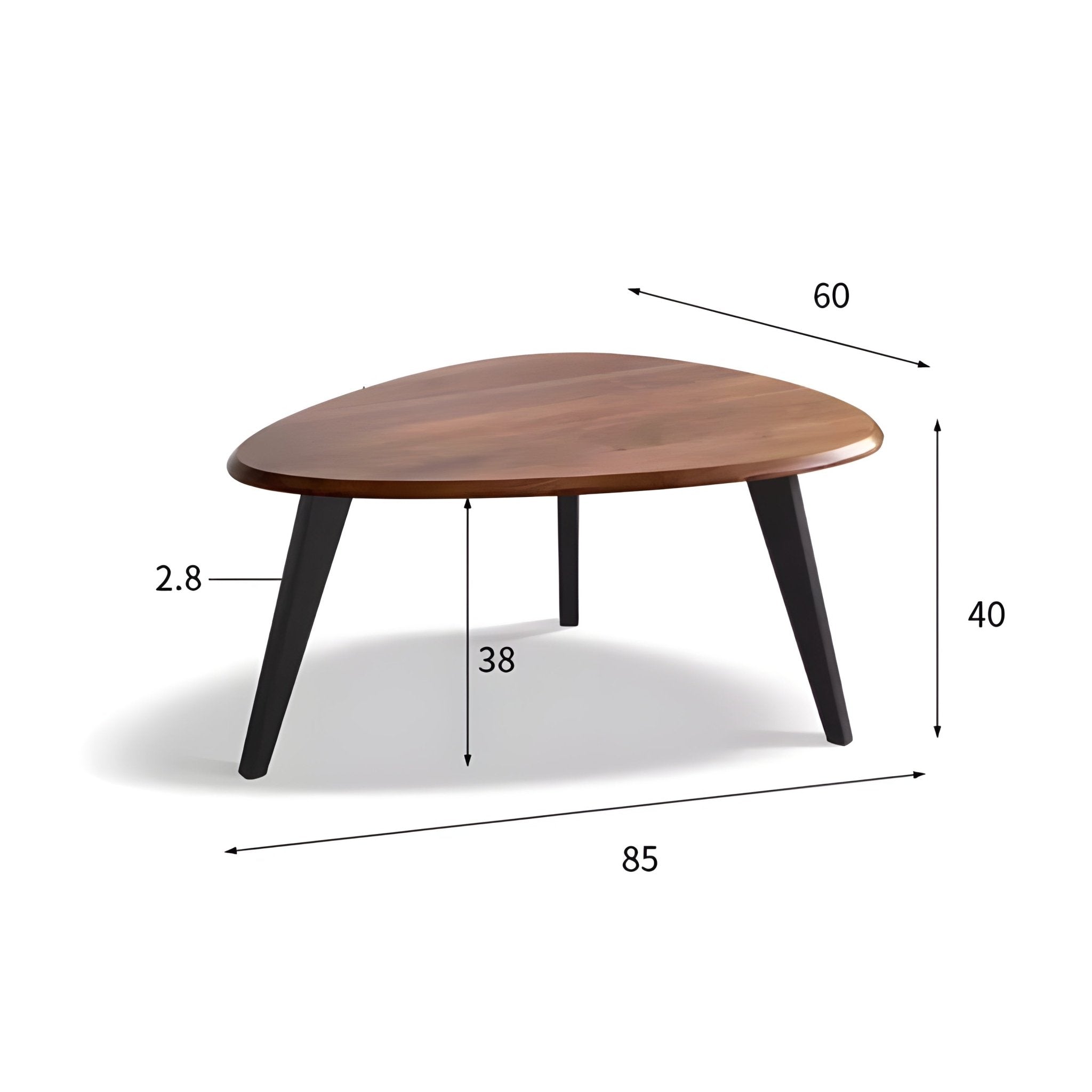 Augusta Solid Walnut Coffee Table Set | nesting wood coffee table for NZ living room |Oak Furniture Store