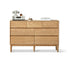 Auzers Solid Ash 3+4 Chest of Drawers | Oak Furniture Store