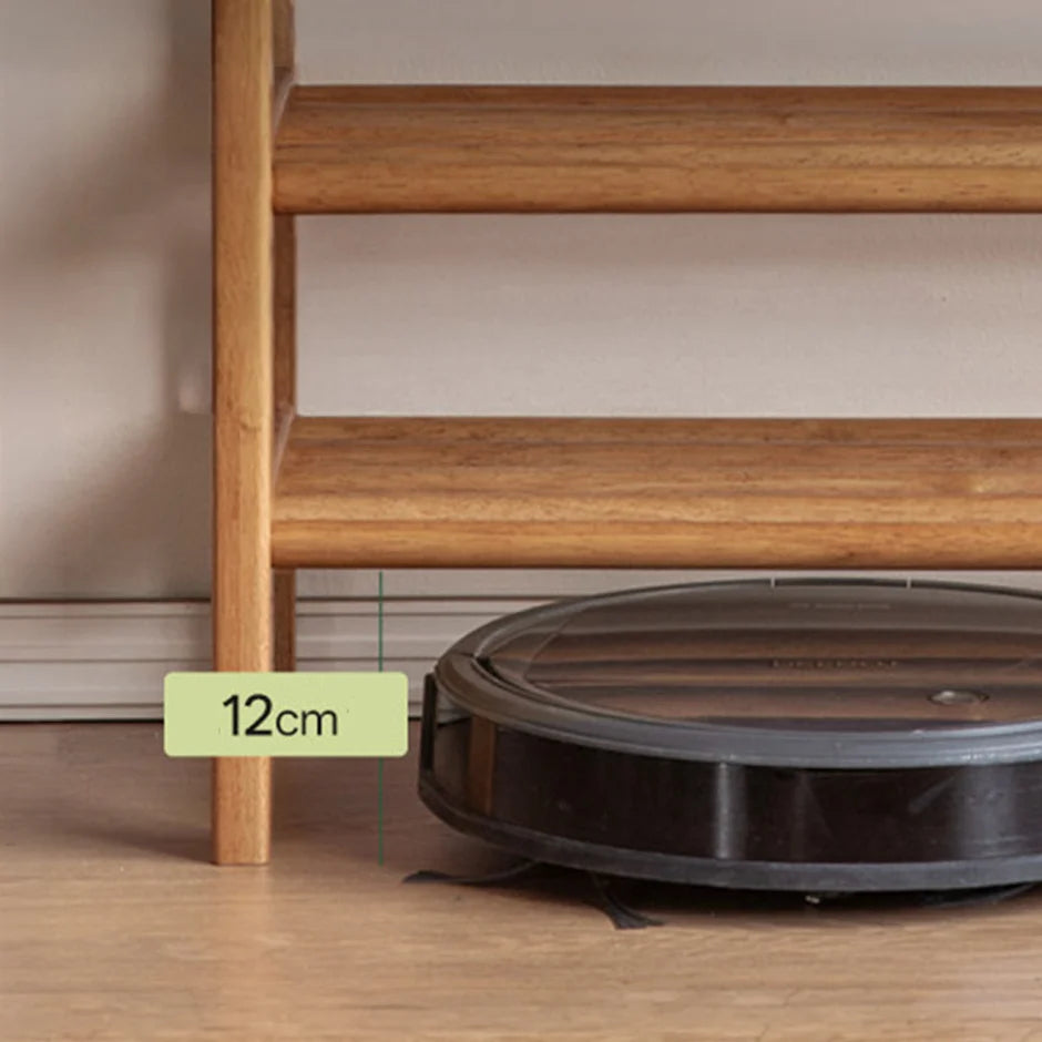 Avola Natural Solid Rubber Wood Shoe Rack with Hooks