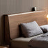 Bailey Natural Solid Walnut Bed Frame