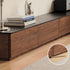Bailey Natural Solid Walnut Floor Standing Entertainment Unit with Ceramic Top