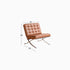 Bergdala Genuine Leather Leisure Chair - Oak Furniture Store