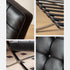 Bergdala Genuine Leather Leisure Chair - Oak Furniture Store