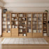 Beverley Natural Solid Ash Display Bookcase | Oak Furniture Store