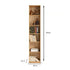Beverley Natural Solid Ash Display Bookcase | Oak Furniture Store