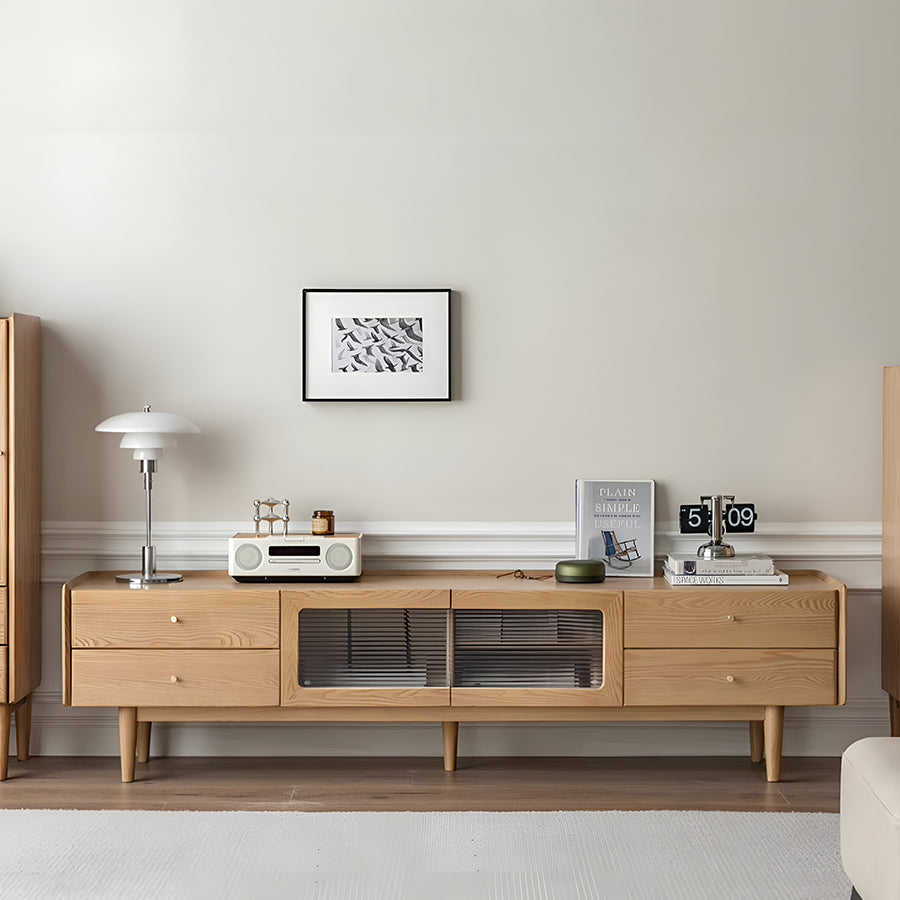 Beverley Natural Solid Ash TV Unit