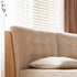 Bliecos Natural Solid Oak Cushion Back Bed Frame