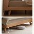 Bliecos Natural Solid Oak Cushion Back Bed Frame