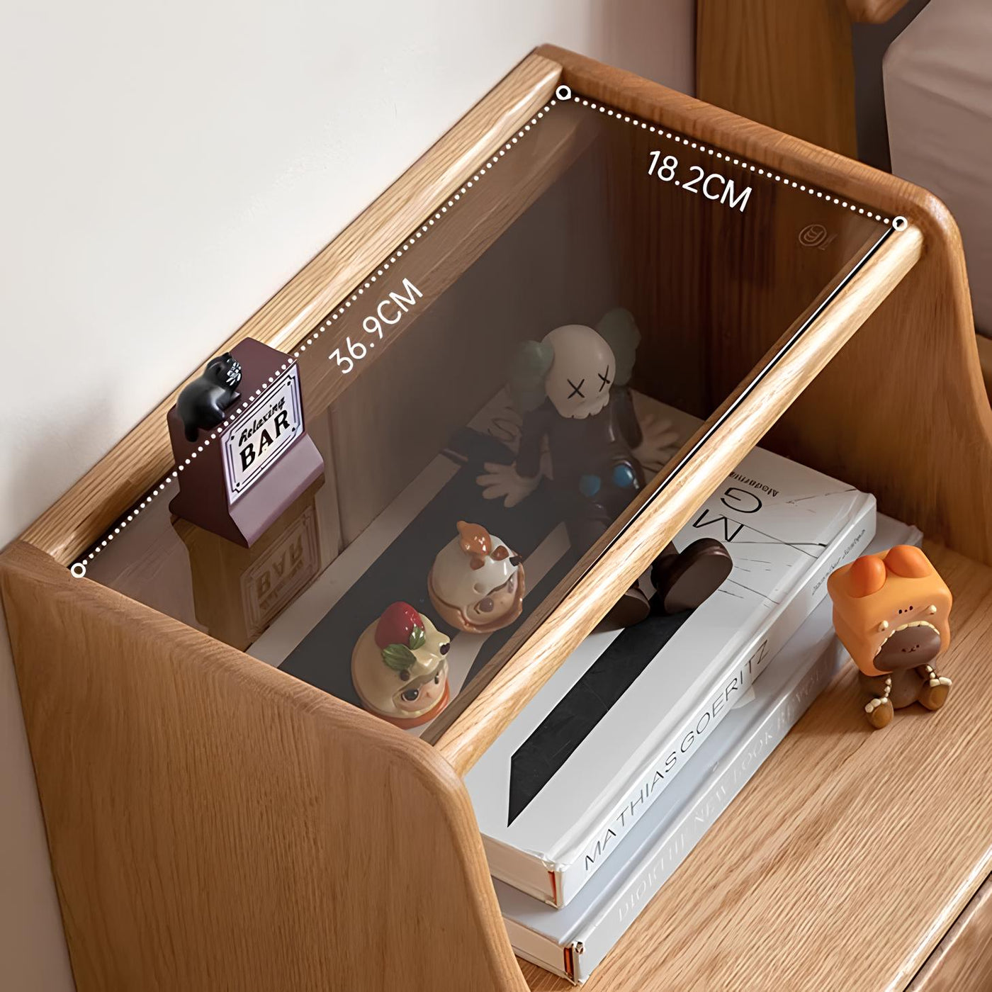 Bogen Solid Oak Bedside Table – Oak Furniture Store Australia