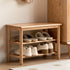 Bolle Natural Solid Oak Shoe Bench | Oak Furniture Store